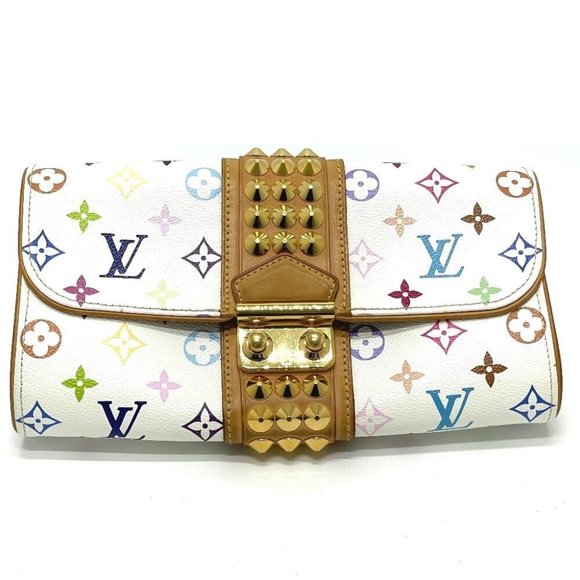 LOUIS VUITTON Monogram Multicolore Pochette Courtney Clutch Purse - Picture 1 of 11